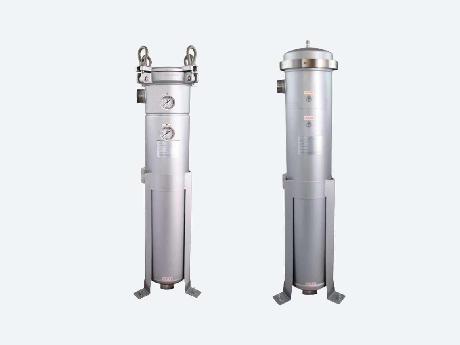 Single Bag Filter Housing