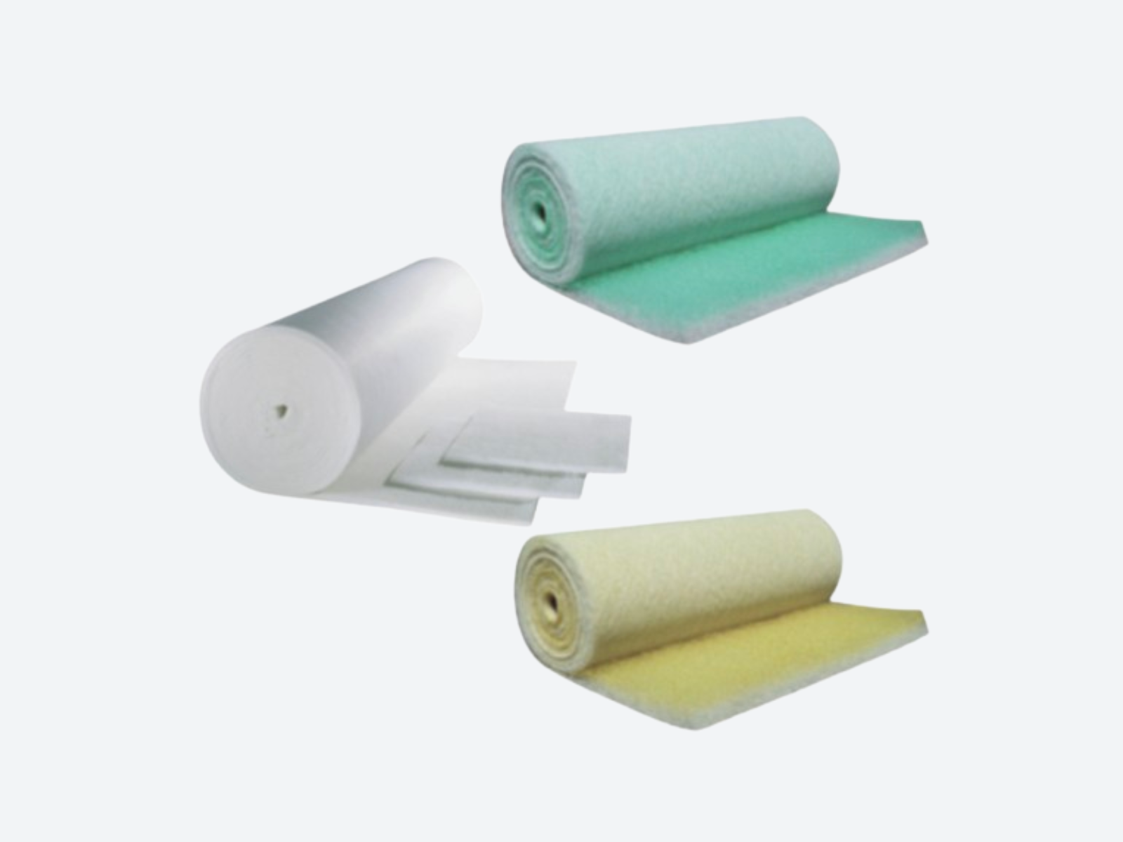 Filter mats – roll and cut-to-size filtration mats for air and process applications