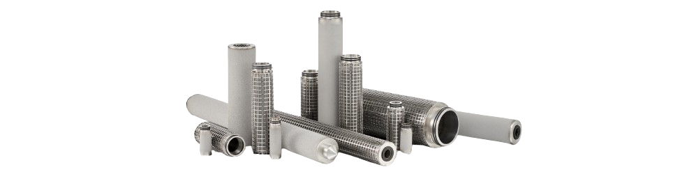 Metallic filters for sparging and steam filters for beer filtration utilities
