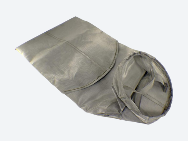 Metallic monofilament filter bag