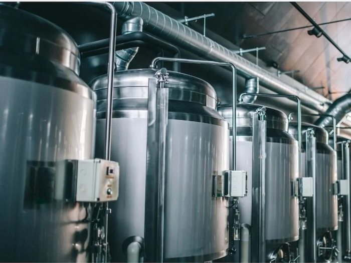 tanks with filtered process water