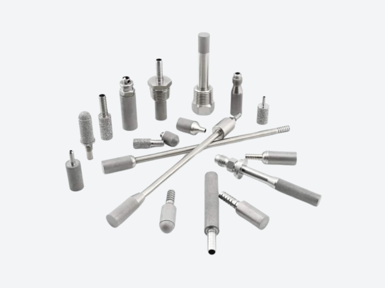 Porous metal sparger for fine bubble gas dispersion in bioreactors and process tanks