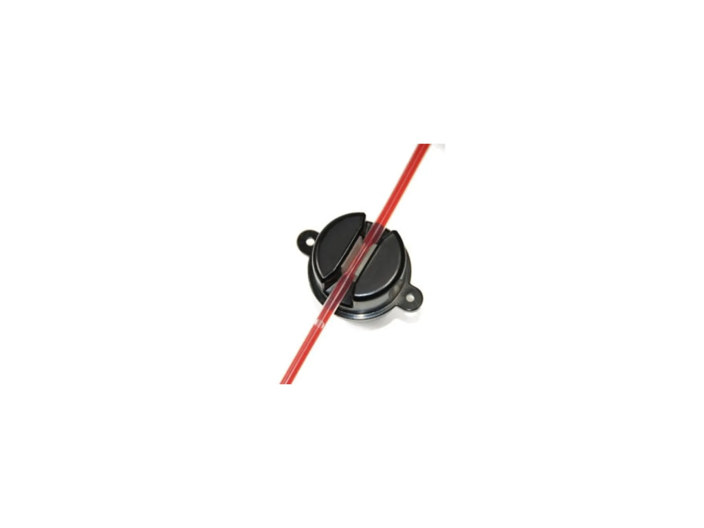 Bubble sensor monitoring liquid through flexible process tubing