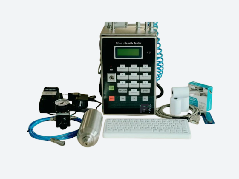 filter integrity tester complete with printer for validation and backup