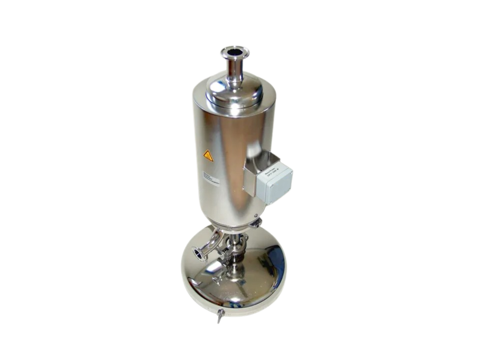 heatable filter housing used for water intrusion integrity testing of hydrophobic membrane filters