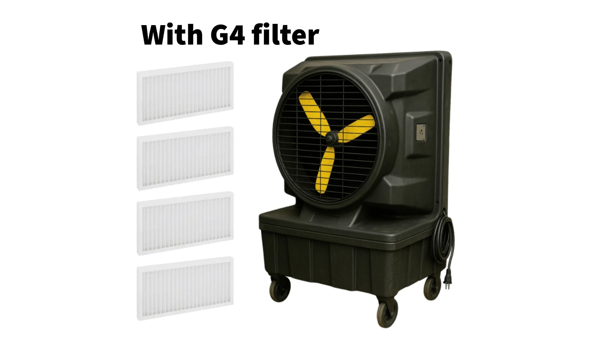 KM22 EC-W industrial evaporative air cooler for spaces up to 250 m²