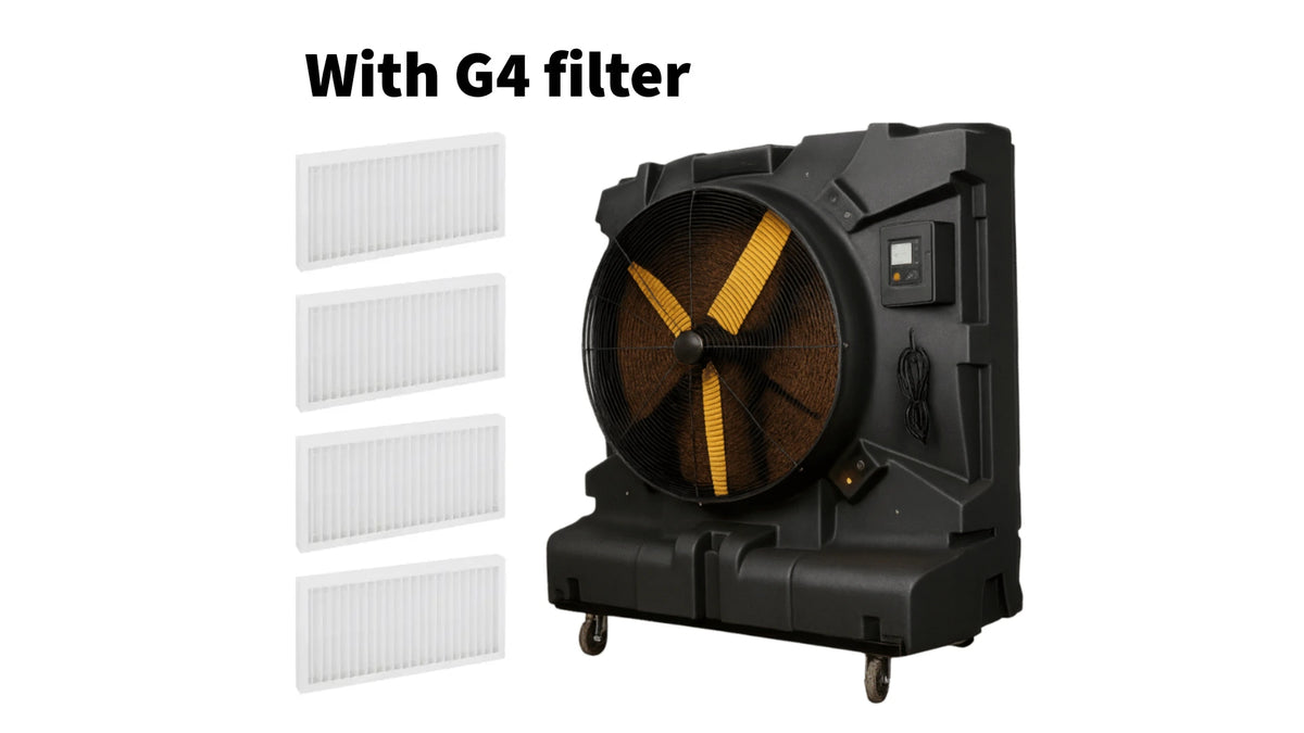 KM30 EC-W industrial evaporative air cooler for spaces up to 400 m²