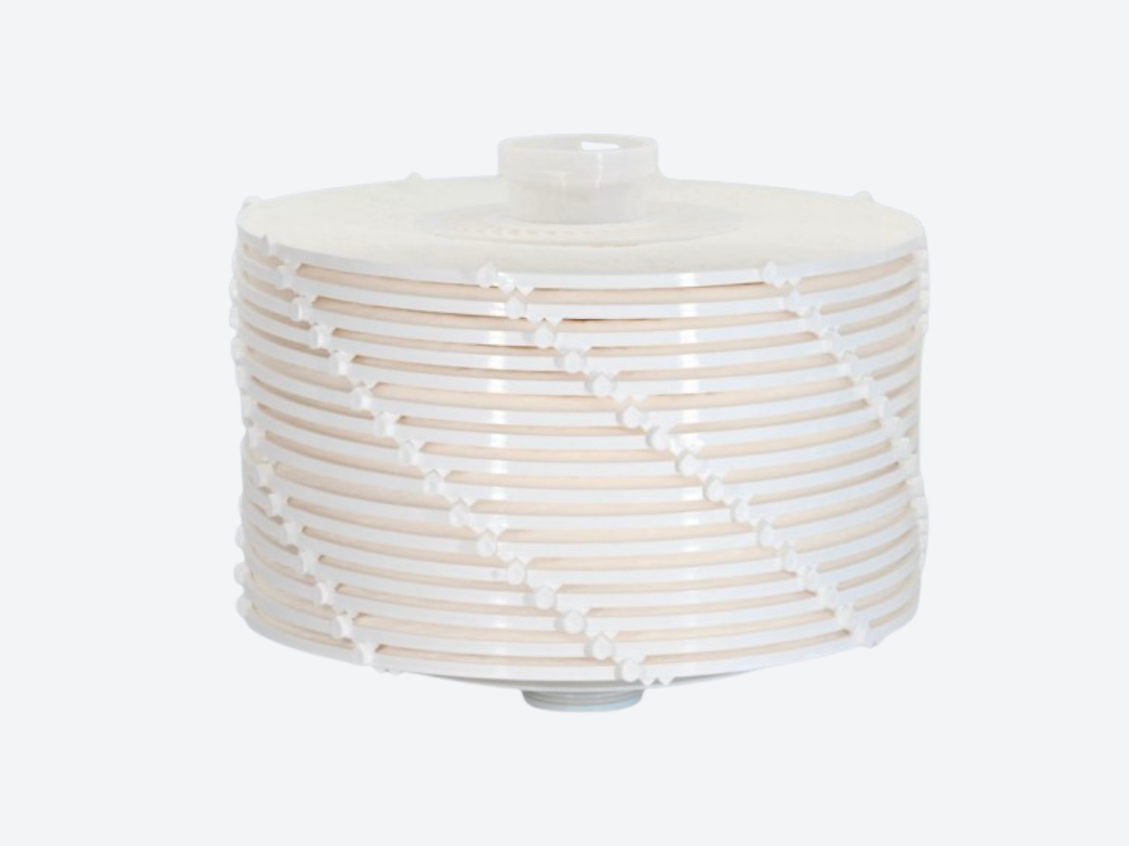 Lenticular depth filter module for industrial liquid filtration systems 16 inch model