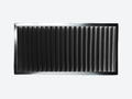 Pleated cassette filters with activated carbon – odour and gas adsorption filters