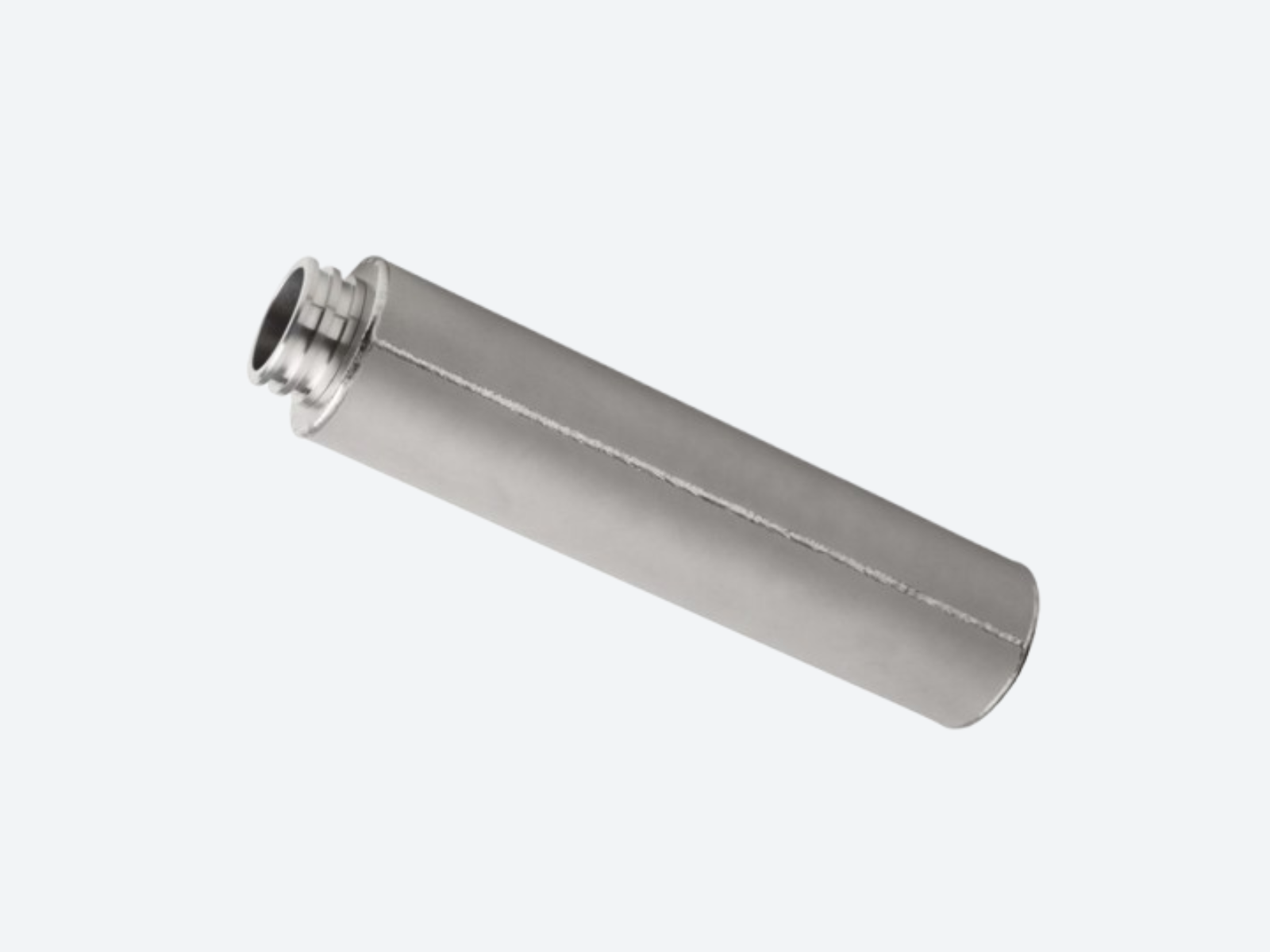Sintered porous metal filter cartridge for industrial gas and liquid filtration