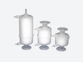 PVDF membrane capsule filter for biotechnology and laboratory liquid filtration