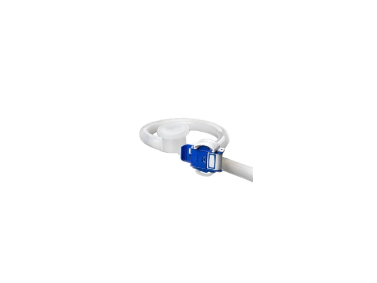 Mini plastic Tri-Clamp adapter with integrated gasket and hose barb assembly