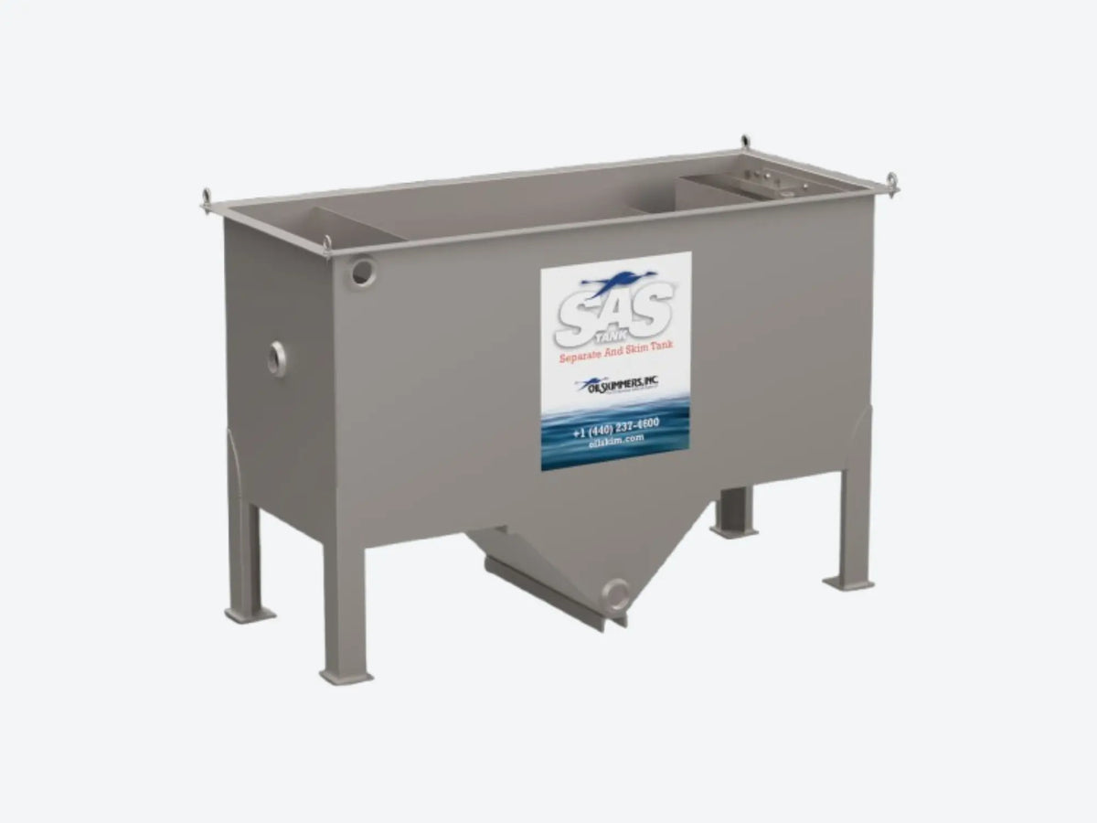Industrial Oil-Water Separator with Active Oil Removal - SAS®