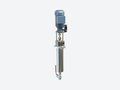 industrial self cleaning wedge wire liquid filter with motor driven scraper system