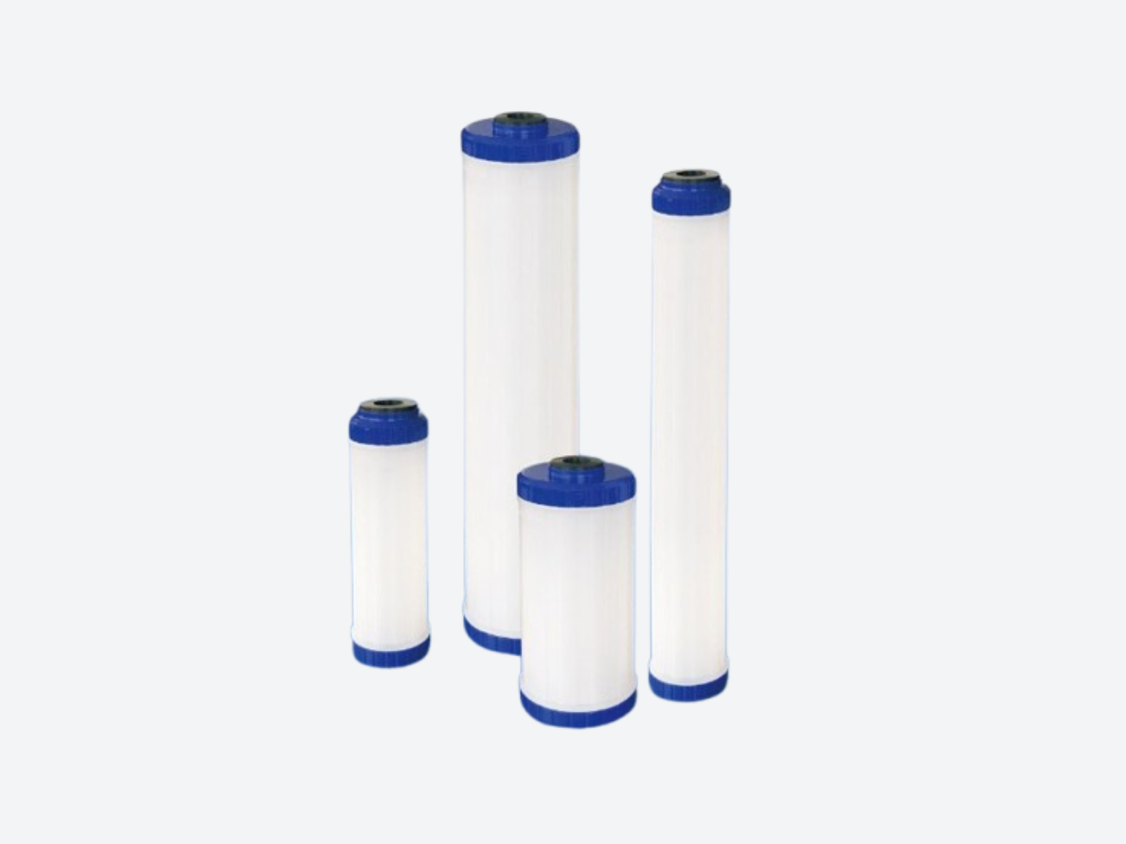 water treatment cartridge for water treatment in different sizes and grades